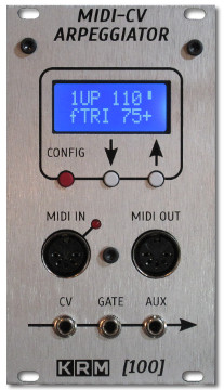 [KRM-100] MIDI-CV-Arpeggiator