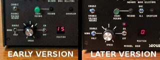 Model-800 Front Panel Differences
